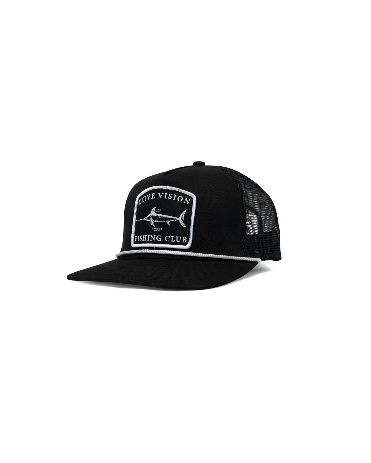 Sailer Trucker Cap | Black | angle