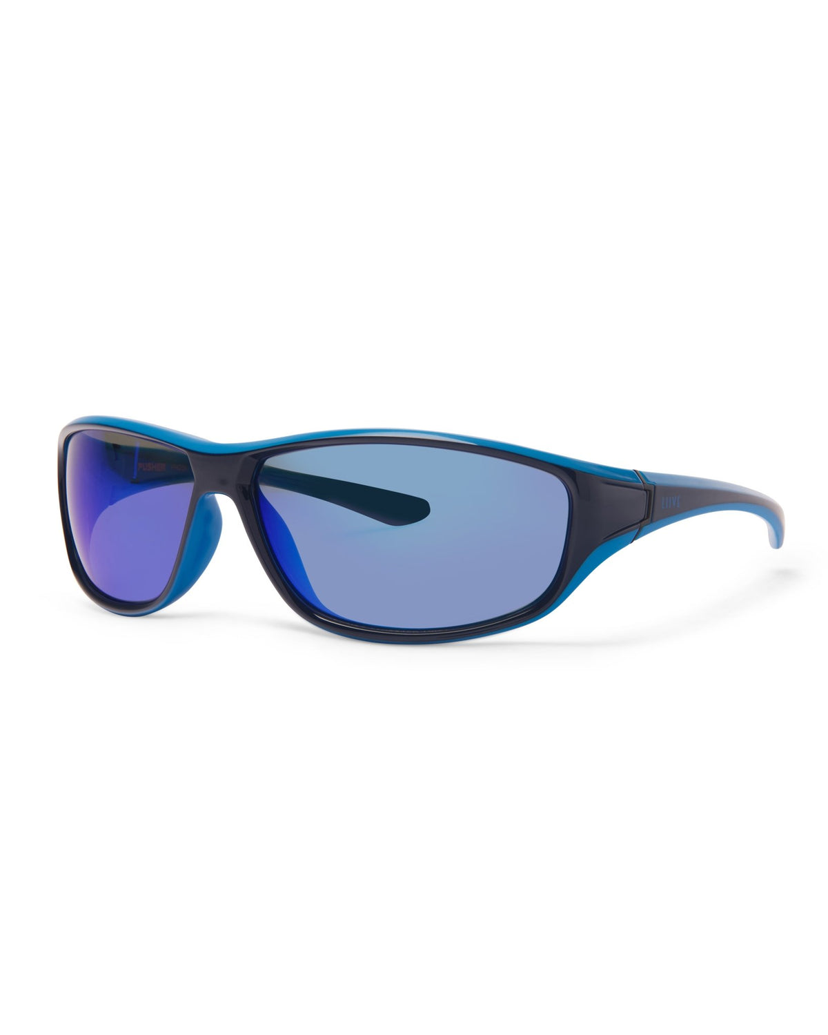 Pusher | Mirror Black Blue | angle