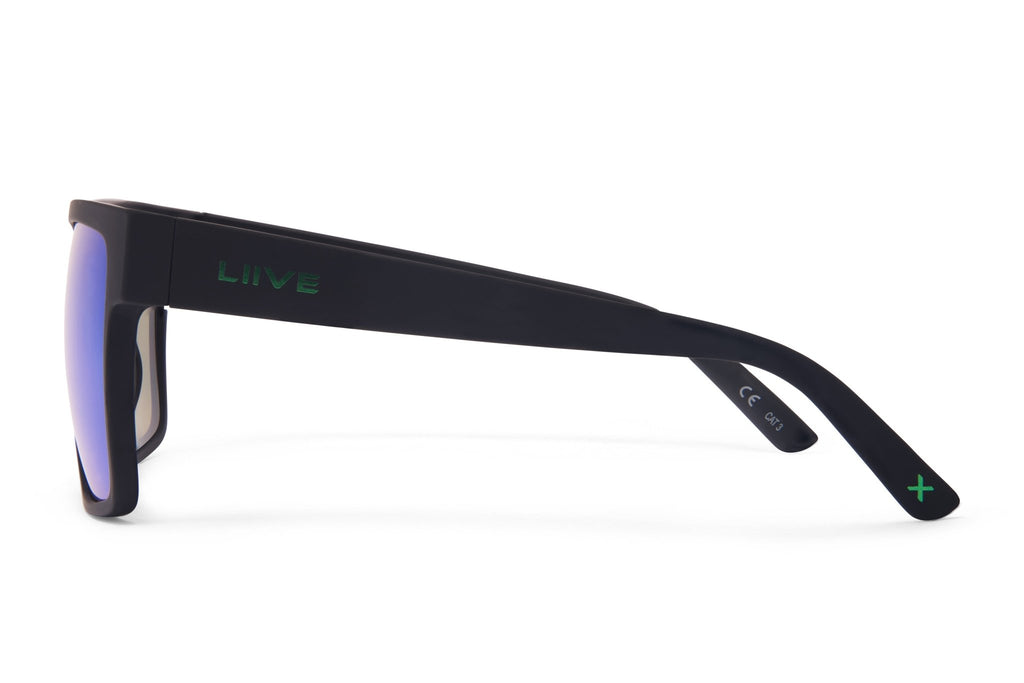 Wrath - Mirror Polarised Matt Black - Liive Vision