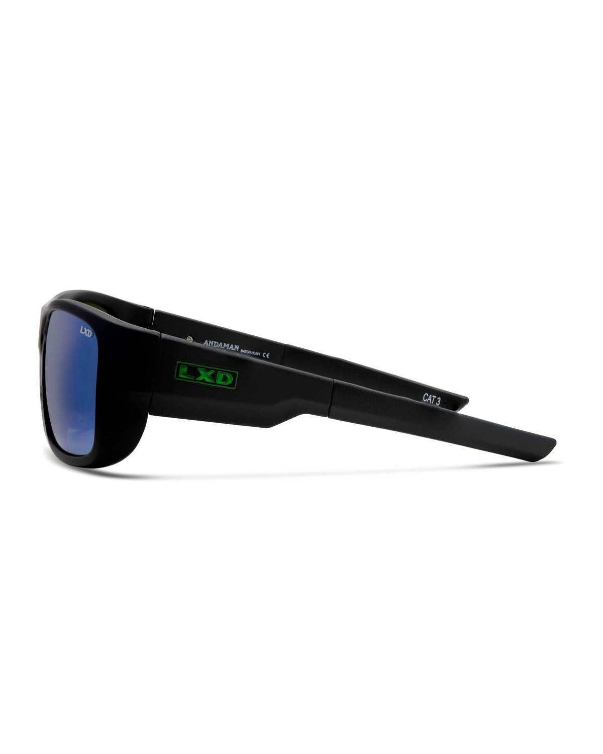 Andaman | Mirror Polarised Matt Black | side