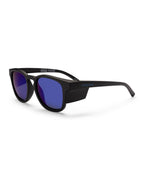 Angler | Blue Mirror Polarised Matt Black | detail