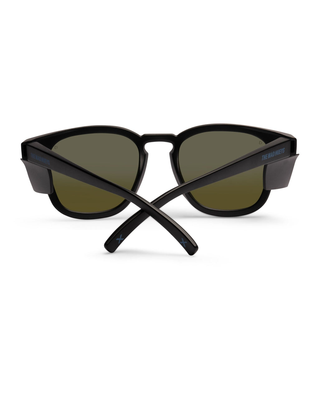 Angler | Blue Mirror Polarised Matt Black | detail