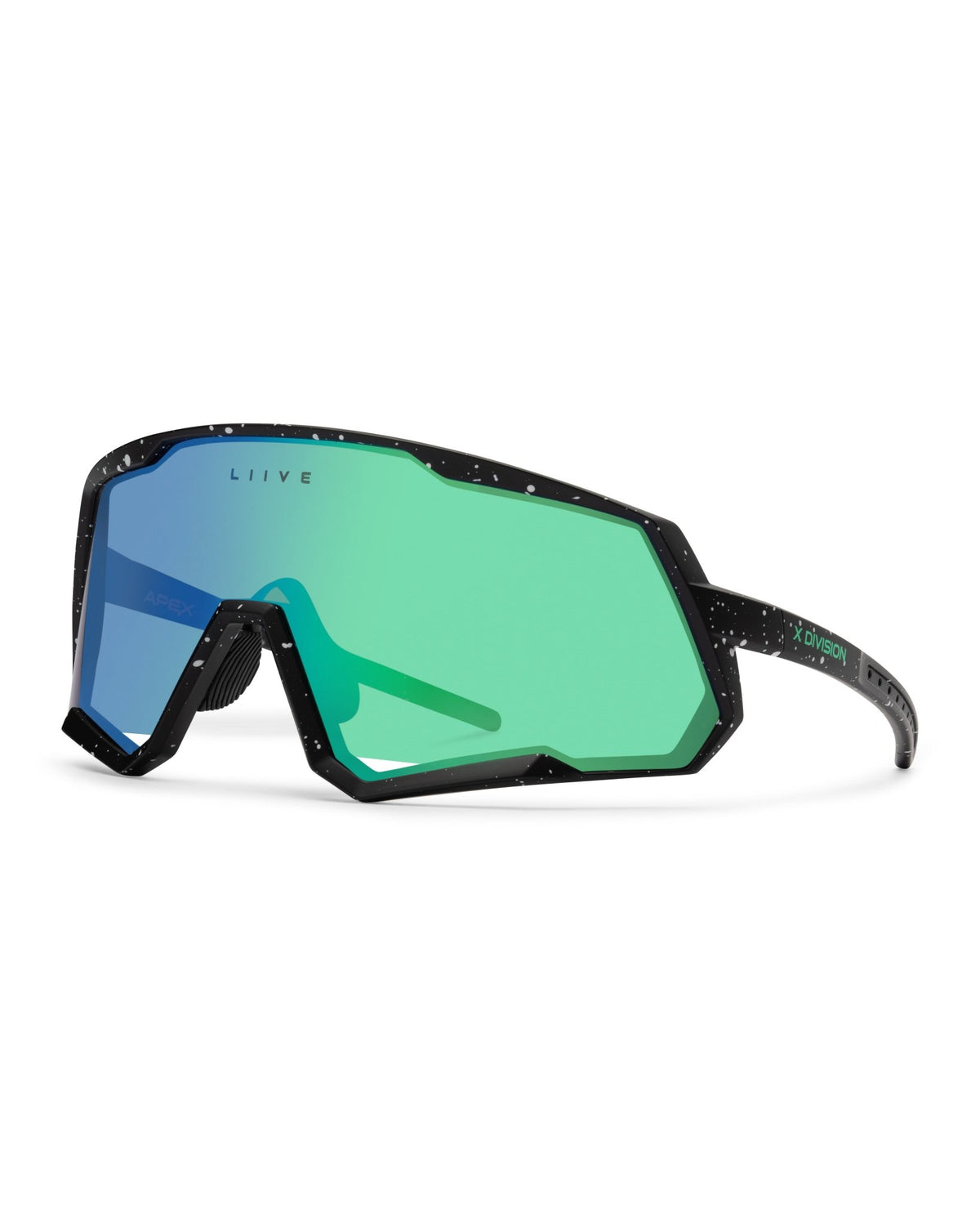 Apex | Matt Black Splat | angle