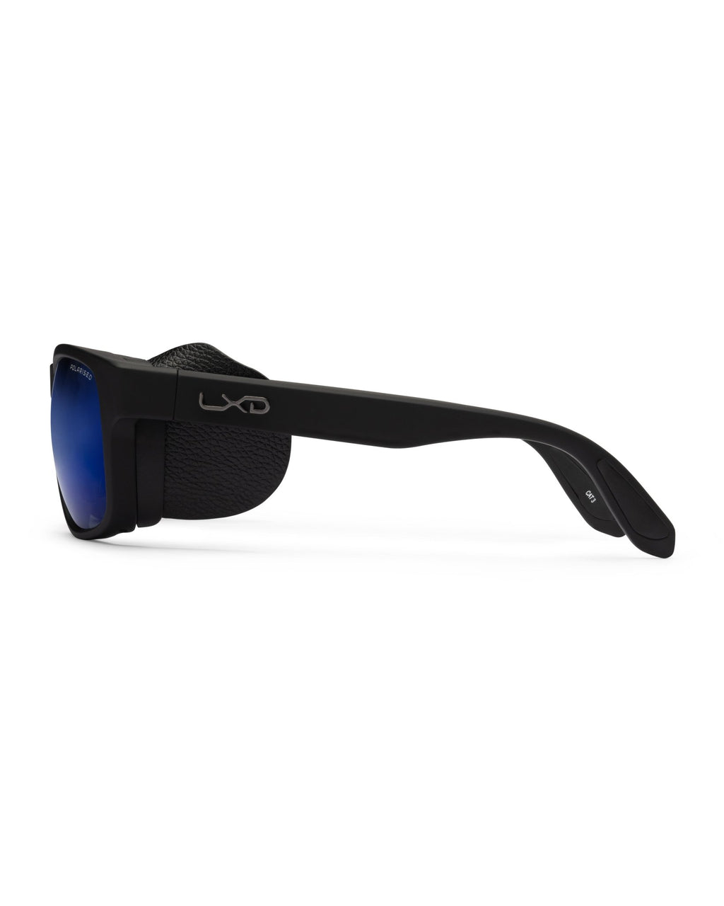 Brooksy Baja | Blue Mirror Polarised Matt Black | side
