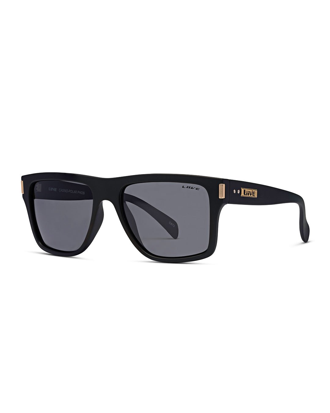 Casino | Polarised Matt Black | angle