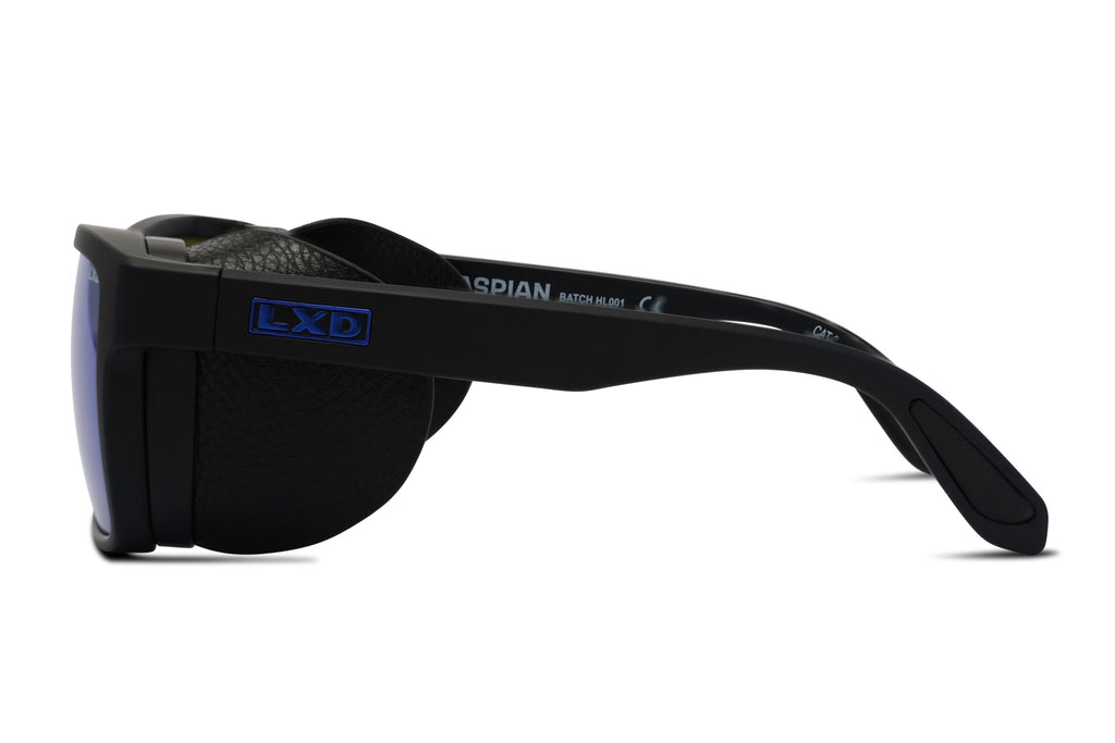 Caspian Mirror Polarised Matt Black Liive Vision