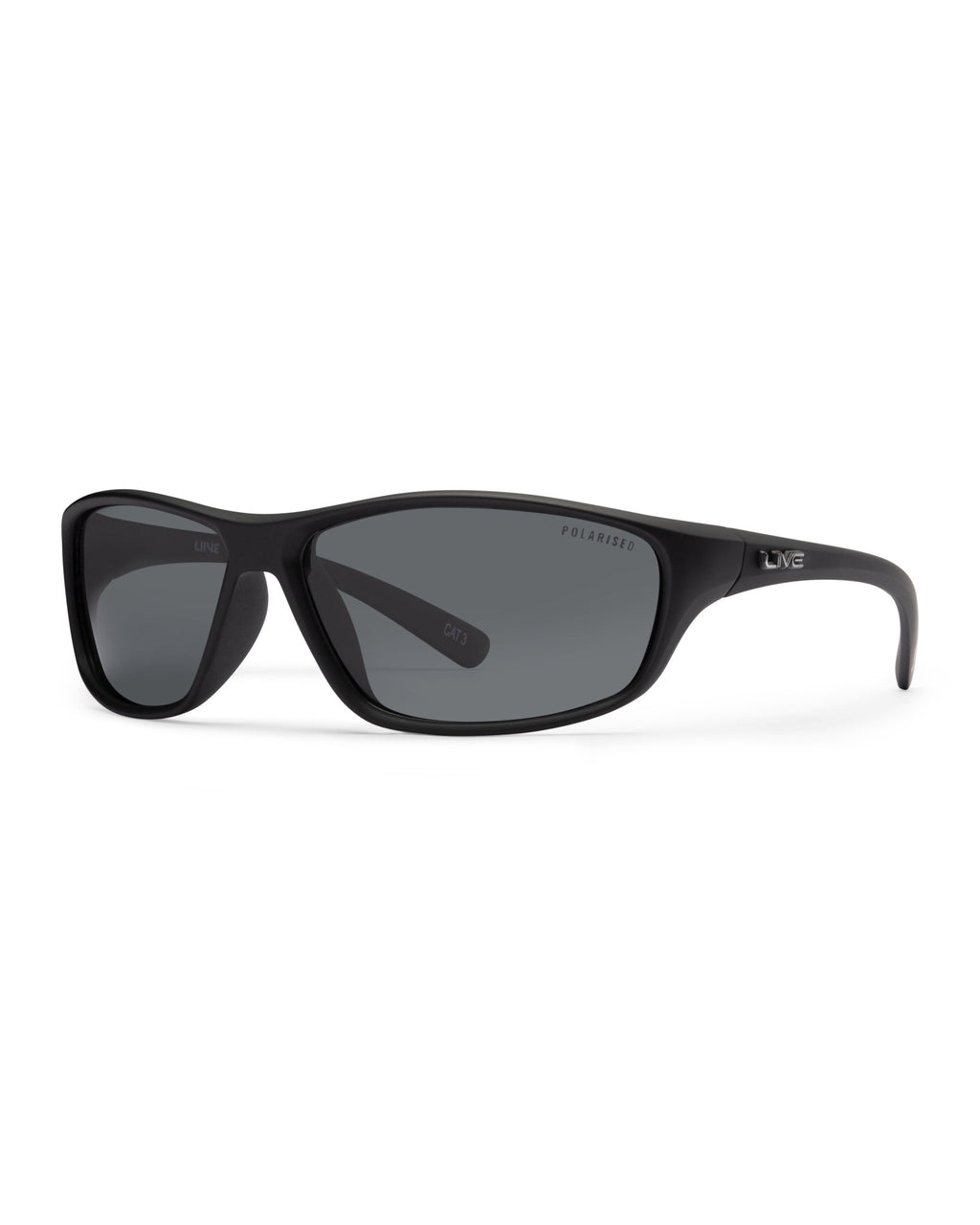 Cat Fish | Polarised Matt Black | angle