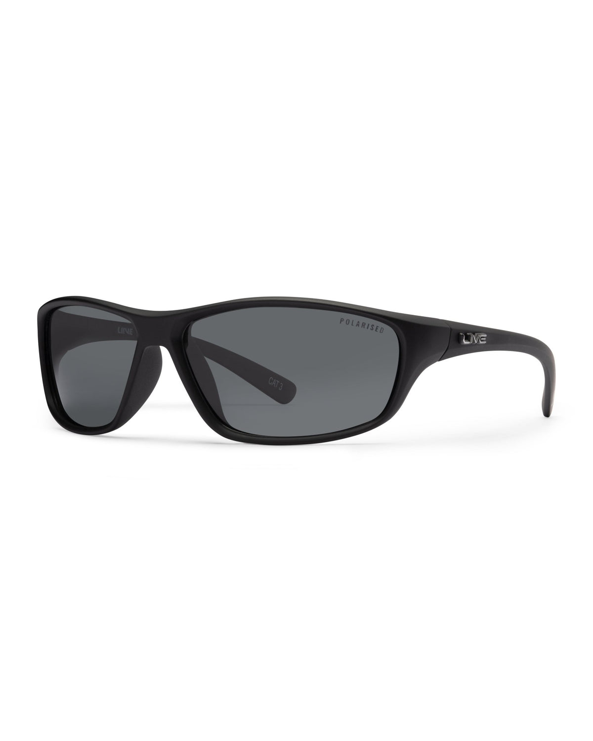 Cat Fish | Polarised Matt Black | angle