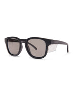 Crafter Safety | Polarised Matt Black Clear Blinker | angle