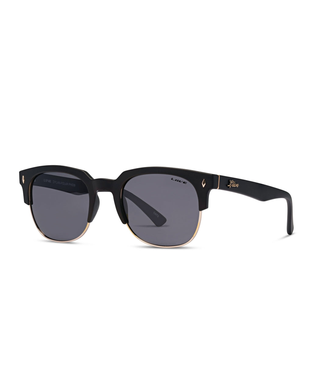 Dylan | Polarised Matt Black | angle