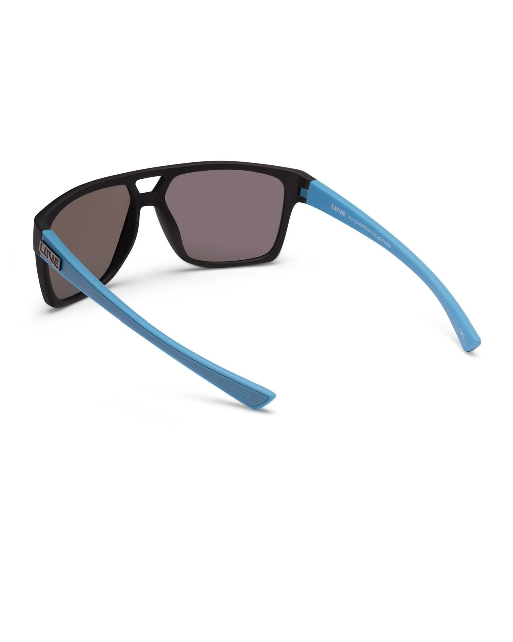 Elvis | Blue Mirror Polarised Matt Black | detail