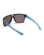 Elvis | Blue Mirror Polarised Matt Black | detail