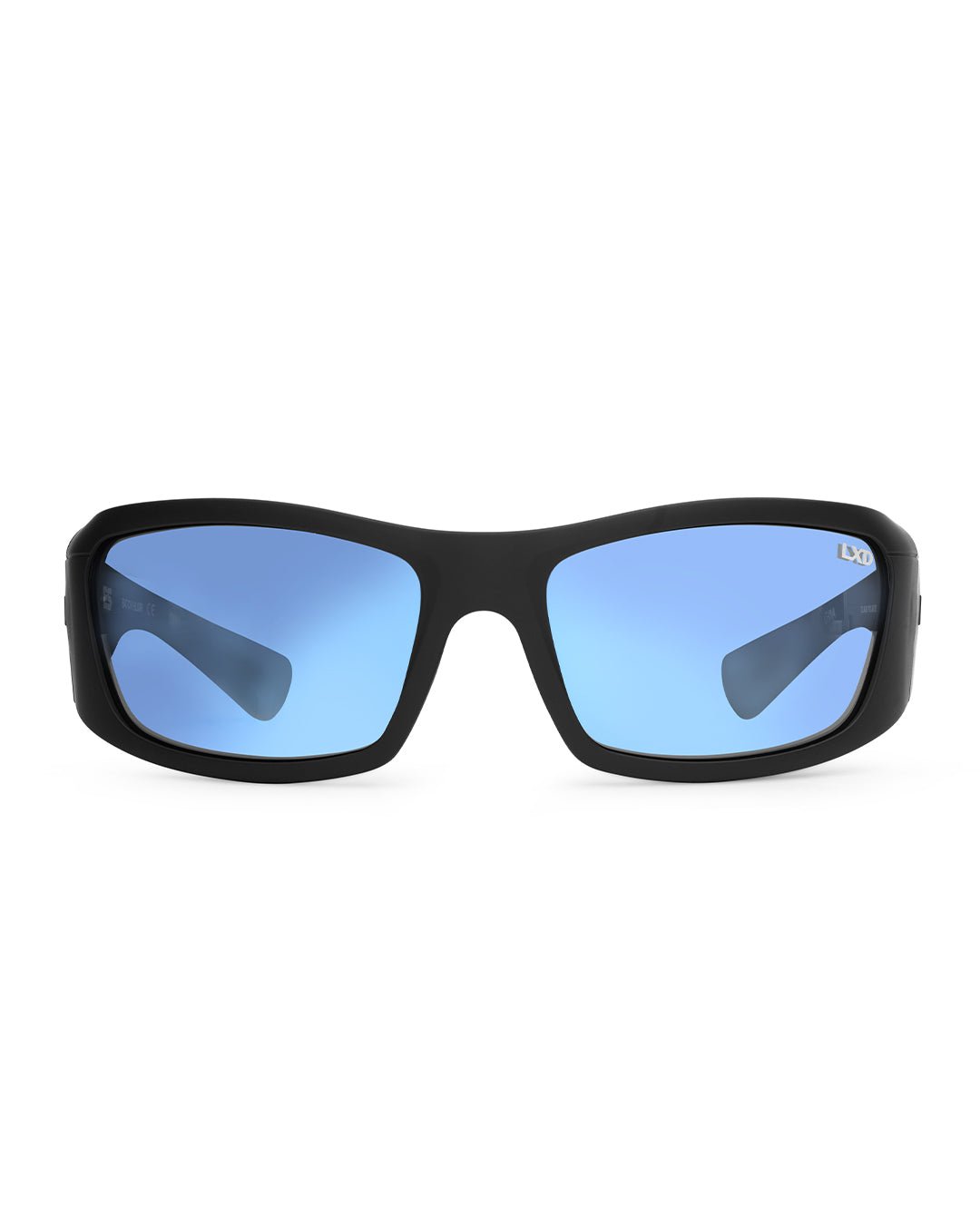 Flores | Mirror Polarised Matt Black | front