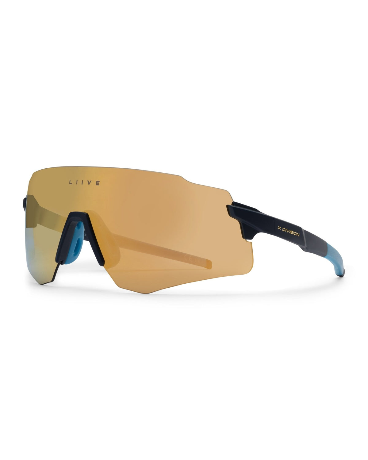 Flow | Gold Mirror Matt Navy | angle