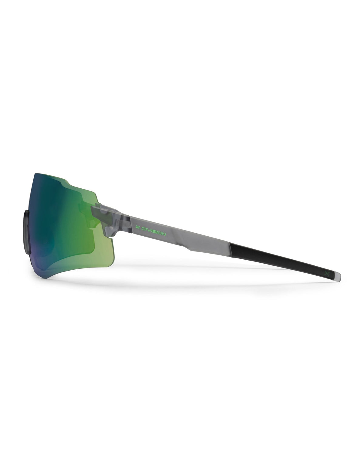 Flow | Green Mirror Matt Xtal Smoke | side