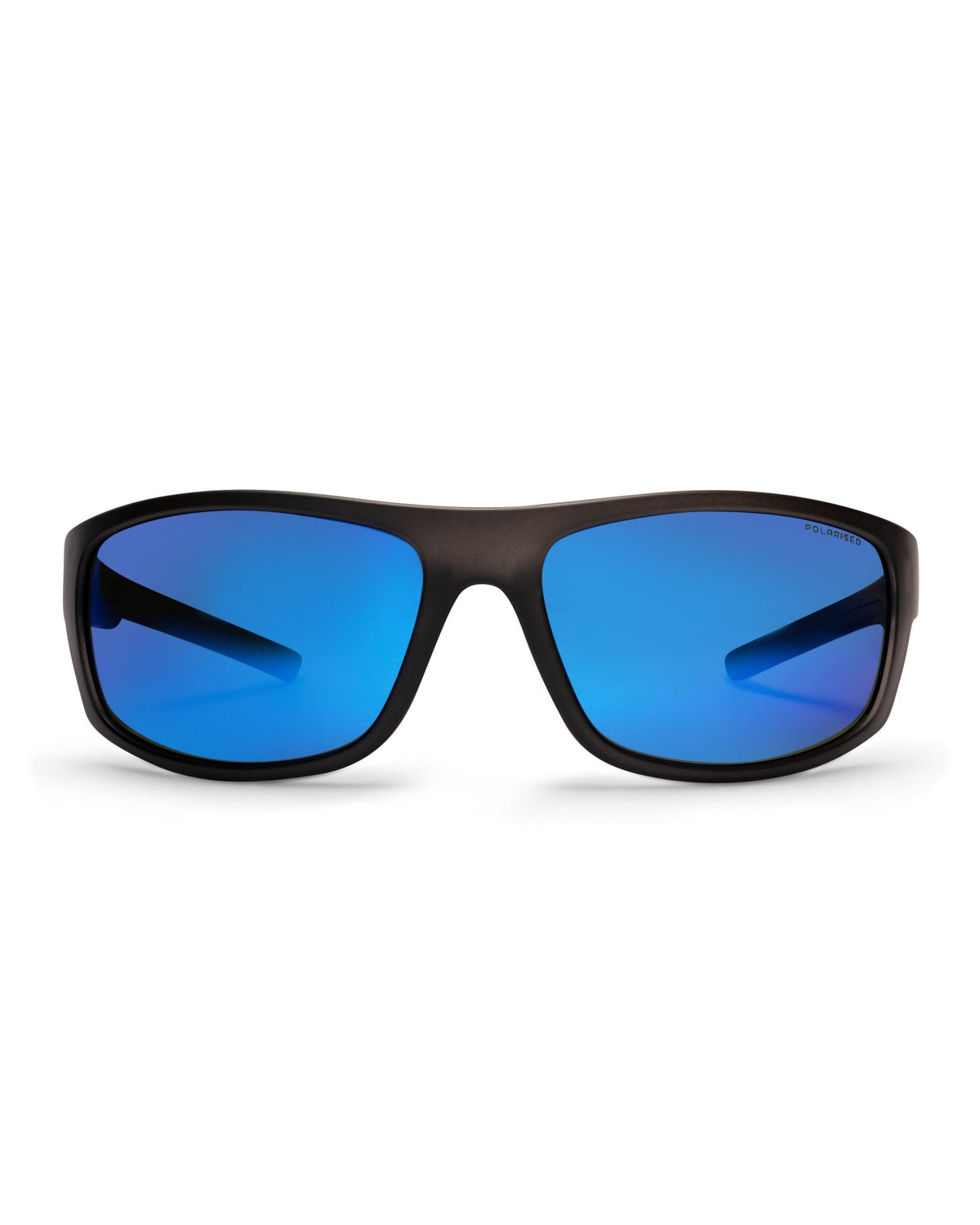 Fraser | Blue Mirror Polarised Matt Xtal Black | front
