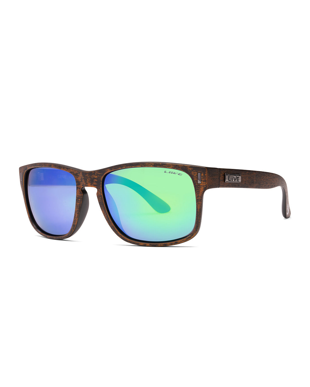 The Lewy | Mirror Polarised Brown Sanded | angle