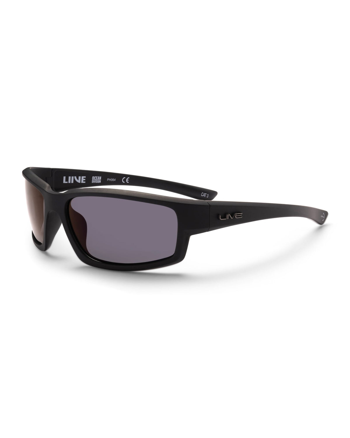 Long Tail | Blue Mirror Polarised Matt Black | detail
