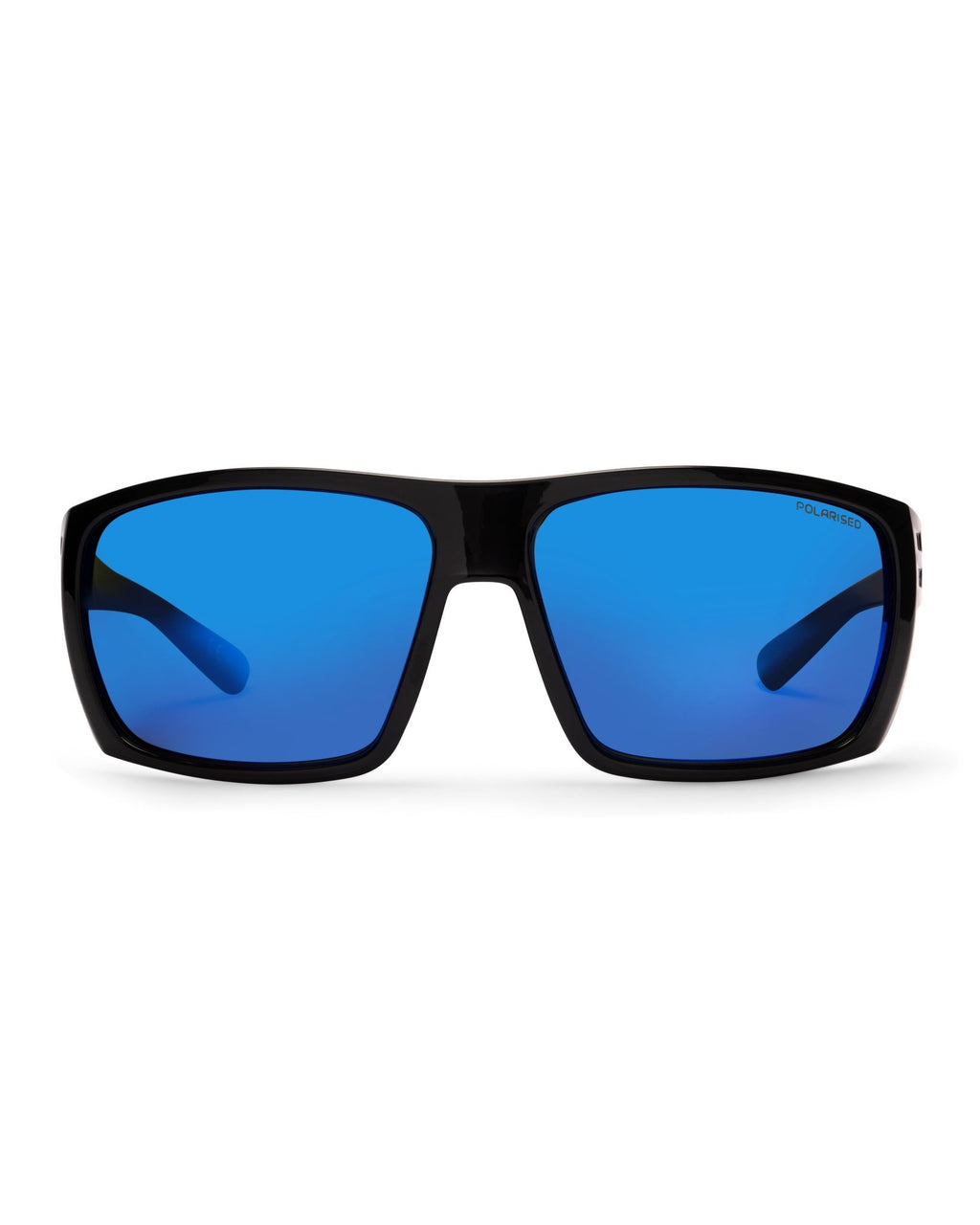 Morten | Blue Mirror Polarised Black | front