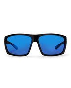 Morten | Blue Mirror Polarised Black | front