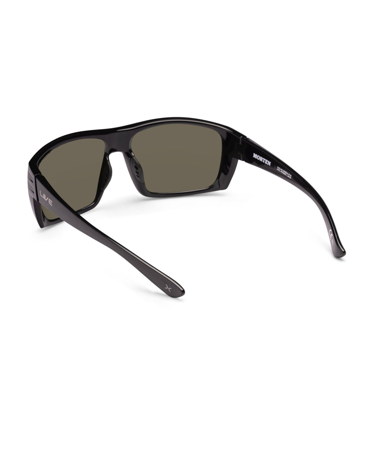 Morten | Blue Mirror Polarised Black | detail
