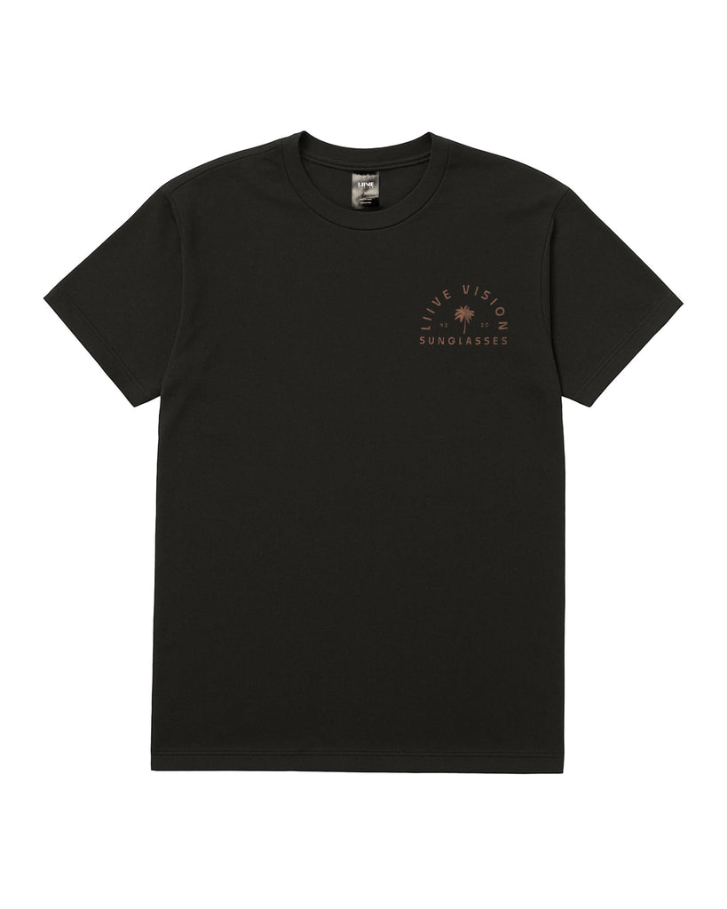 PALM T - SHIRT BLACK - Liive Vision