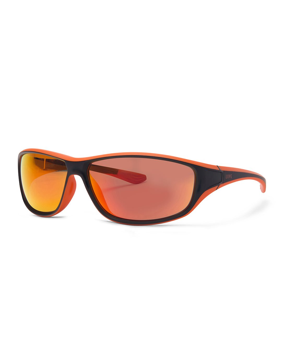 Pusher | MIrror Matt Black Orange | angle