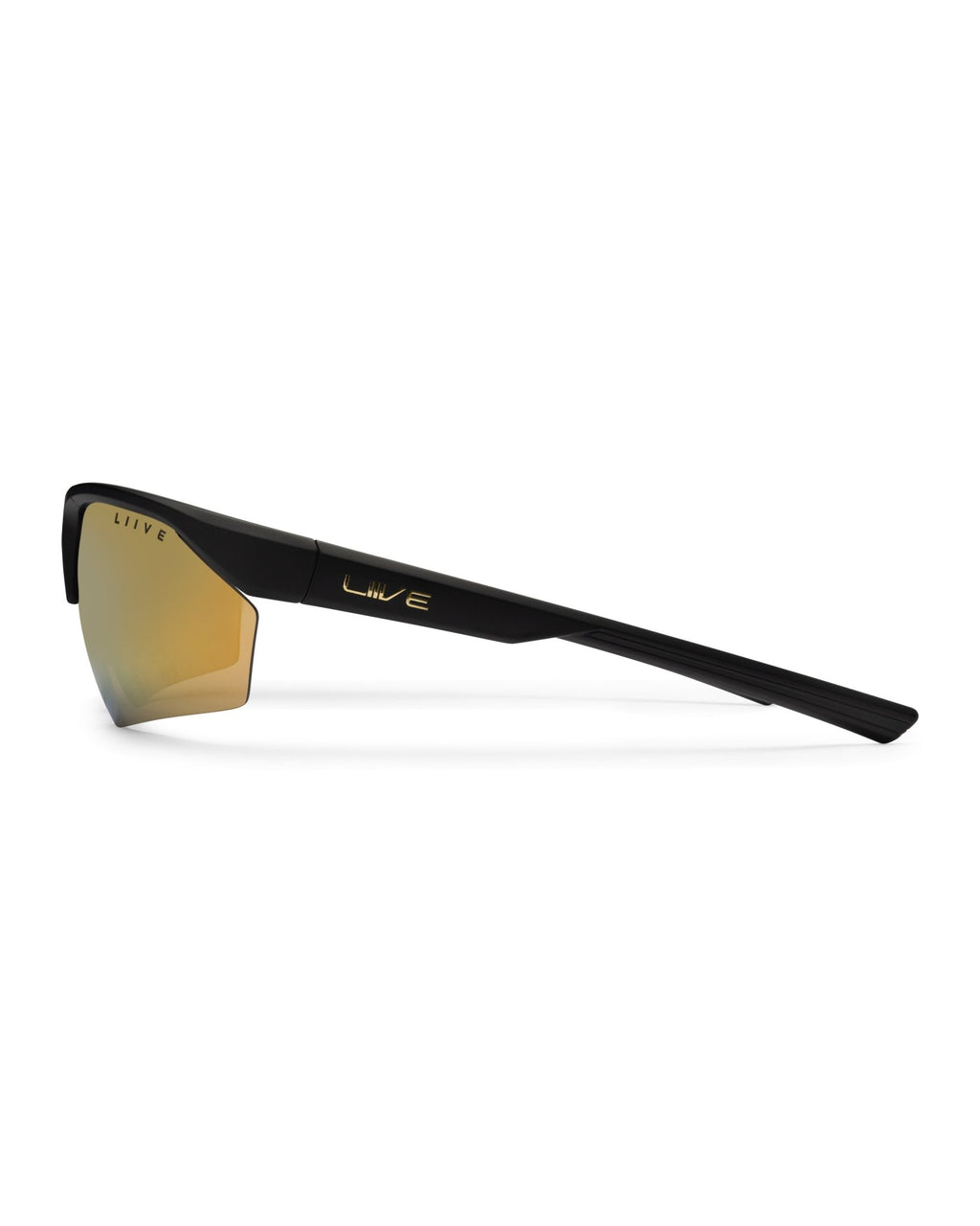 React | Gold Mirror Matt Black | side