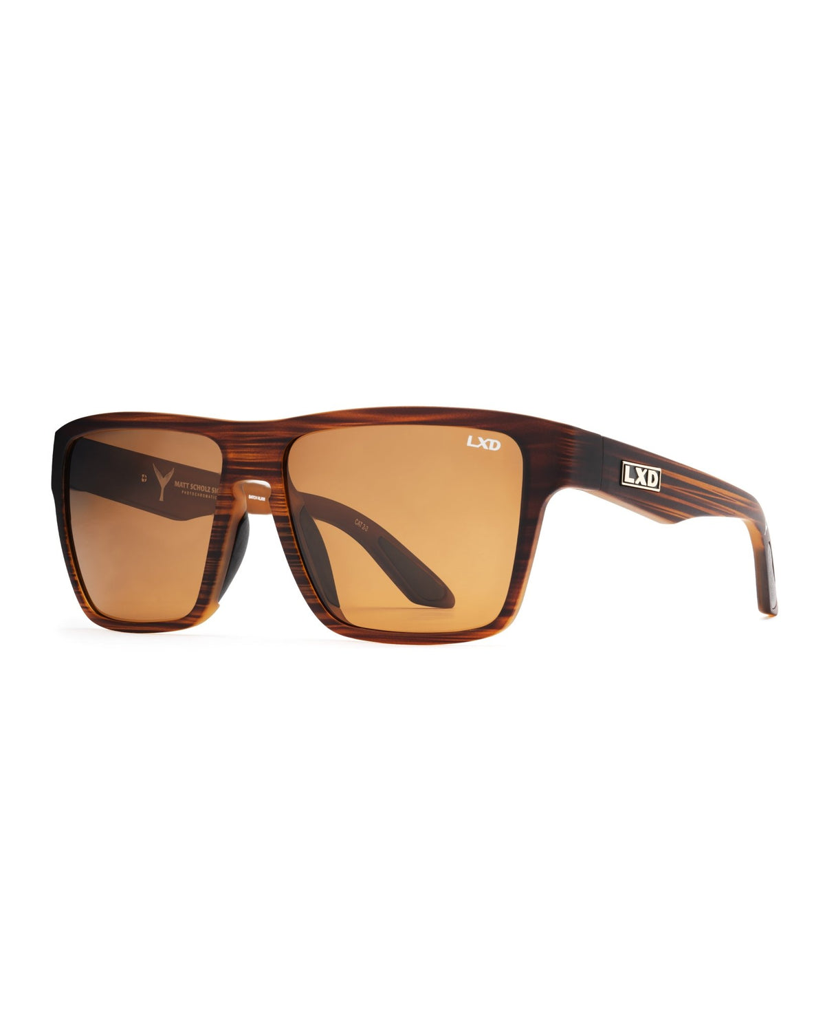 Scholz | Photochromatic Matt Stripe Brown | angle