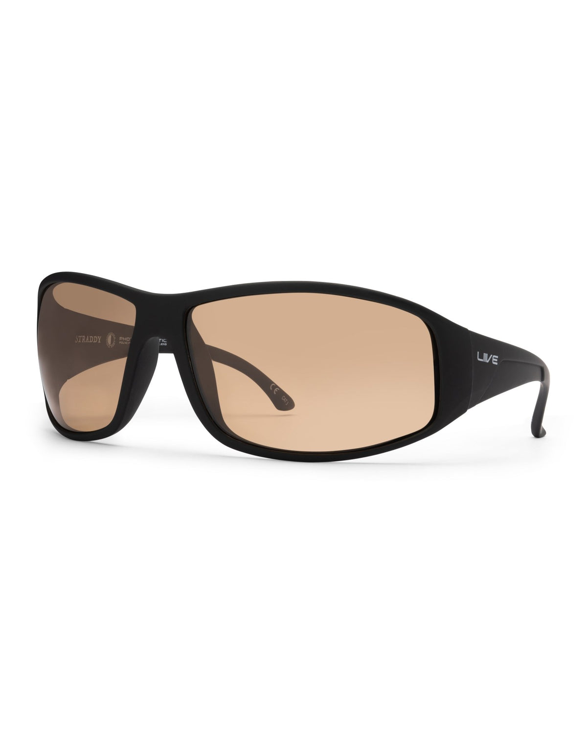 Straddy | Polarised Photochromatic Matt Black | angle
