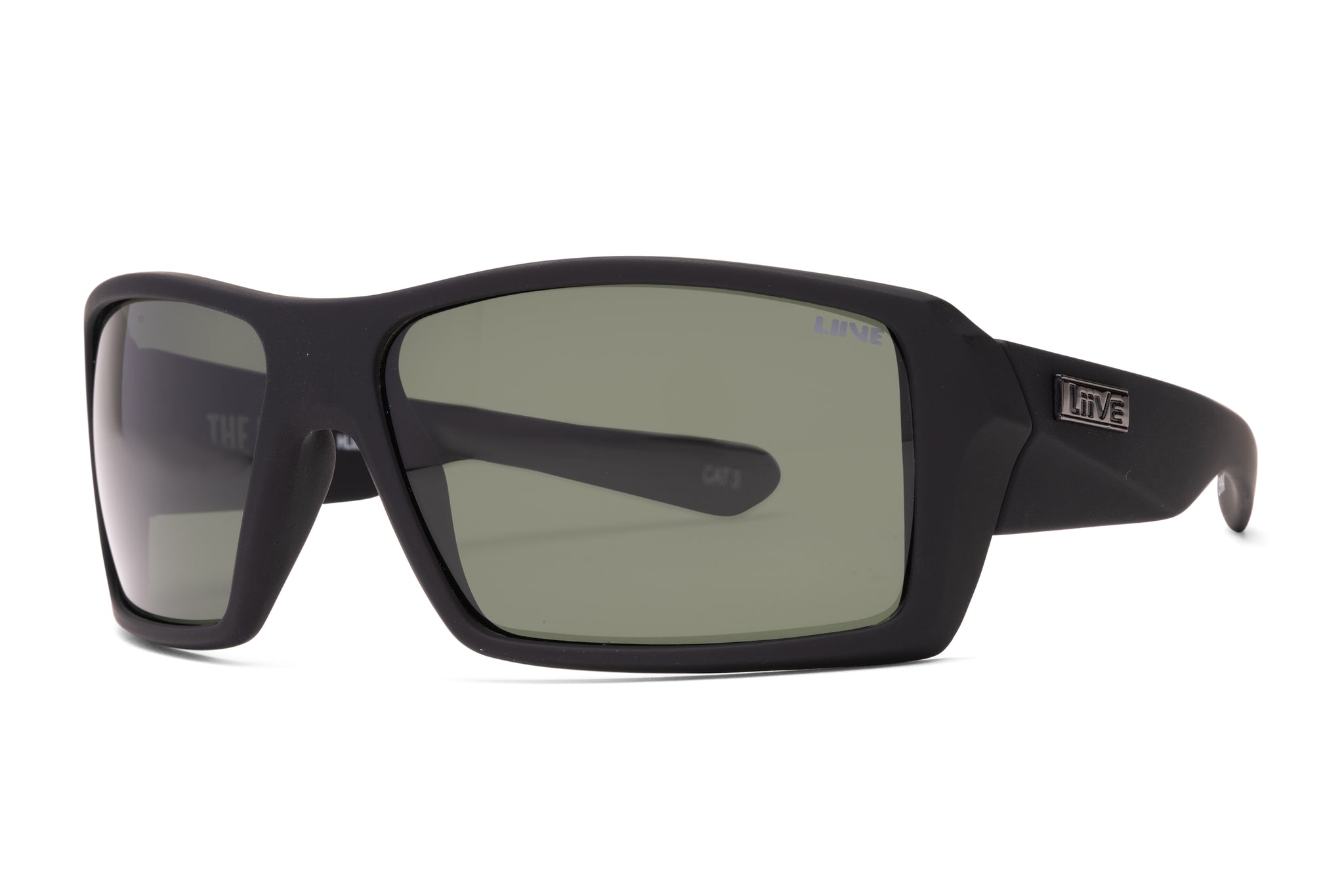 Liive Vision Polarised Sunglasses The Edge Polarised Matt Black