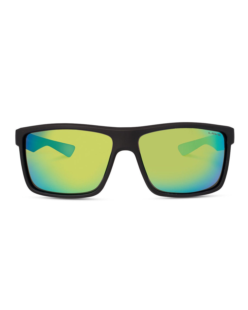 Tuban | Green Mirror Polarised Matt Black | front