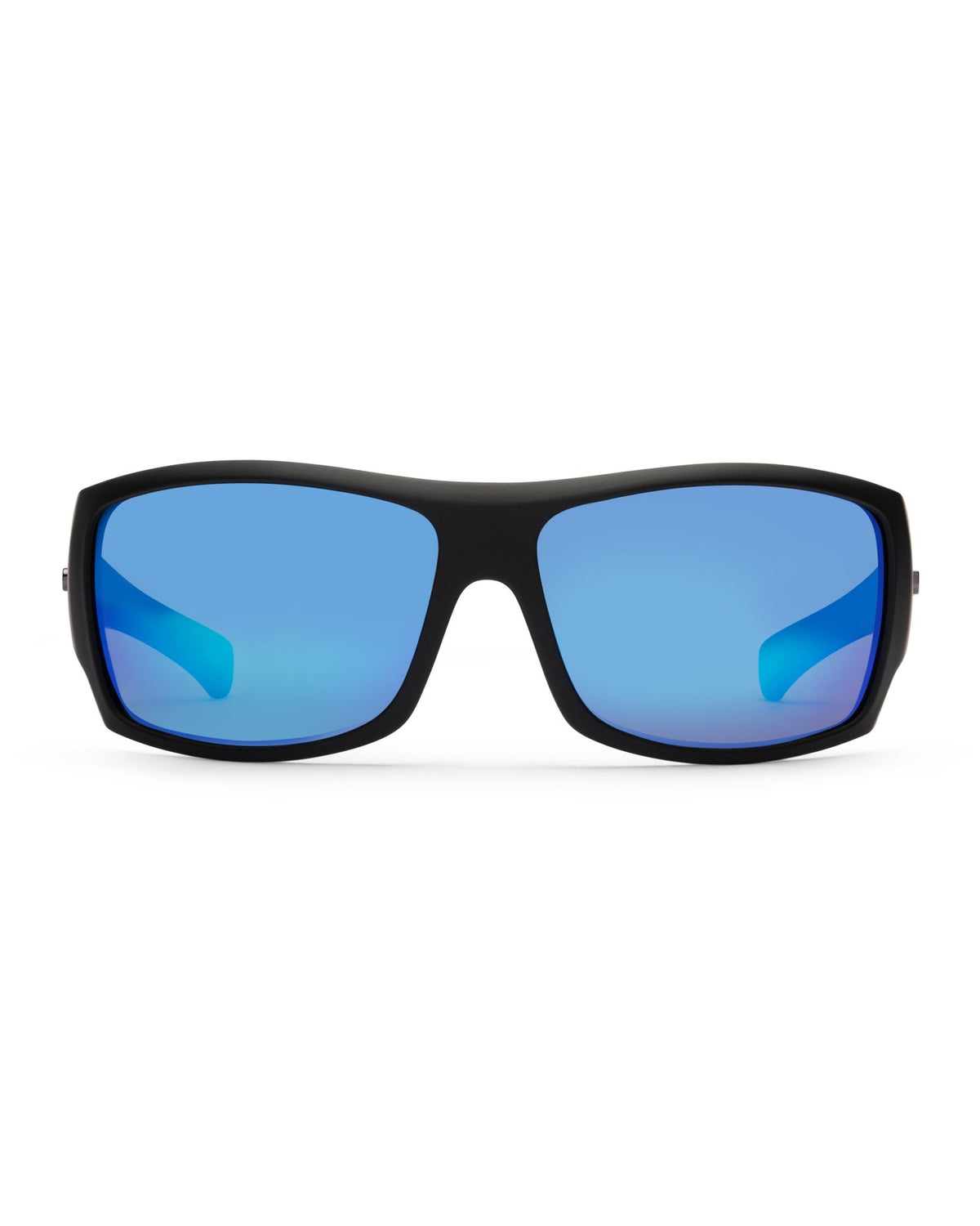 Tweed | Blue Mirror Polarised Matt Black | front