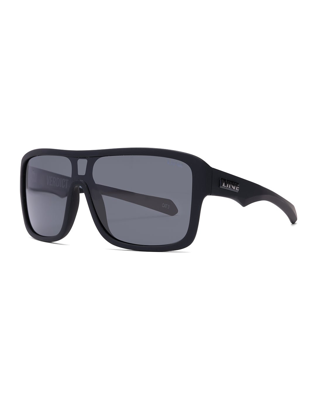 Verdict | Polarised Matt Black | angle
