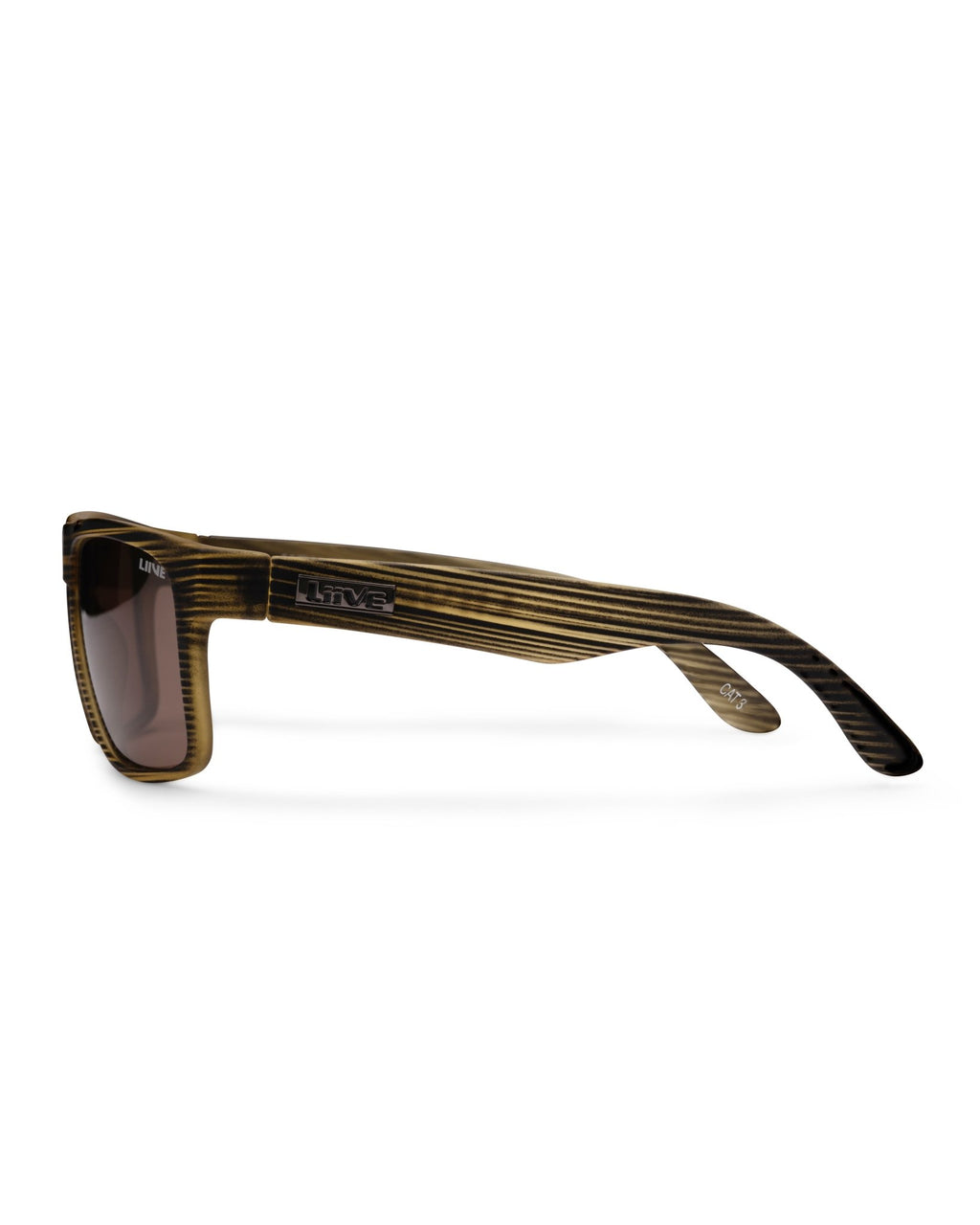 Voyager | Polarised Brown Stripe | side