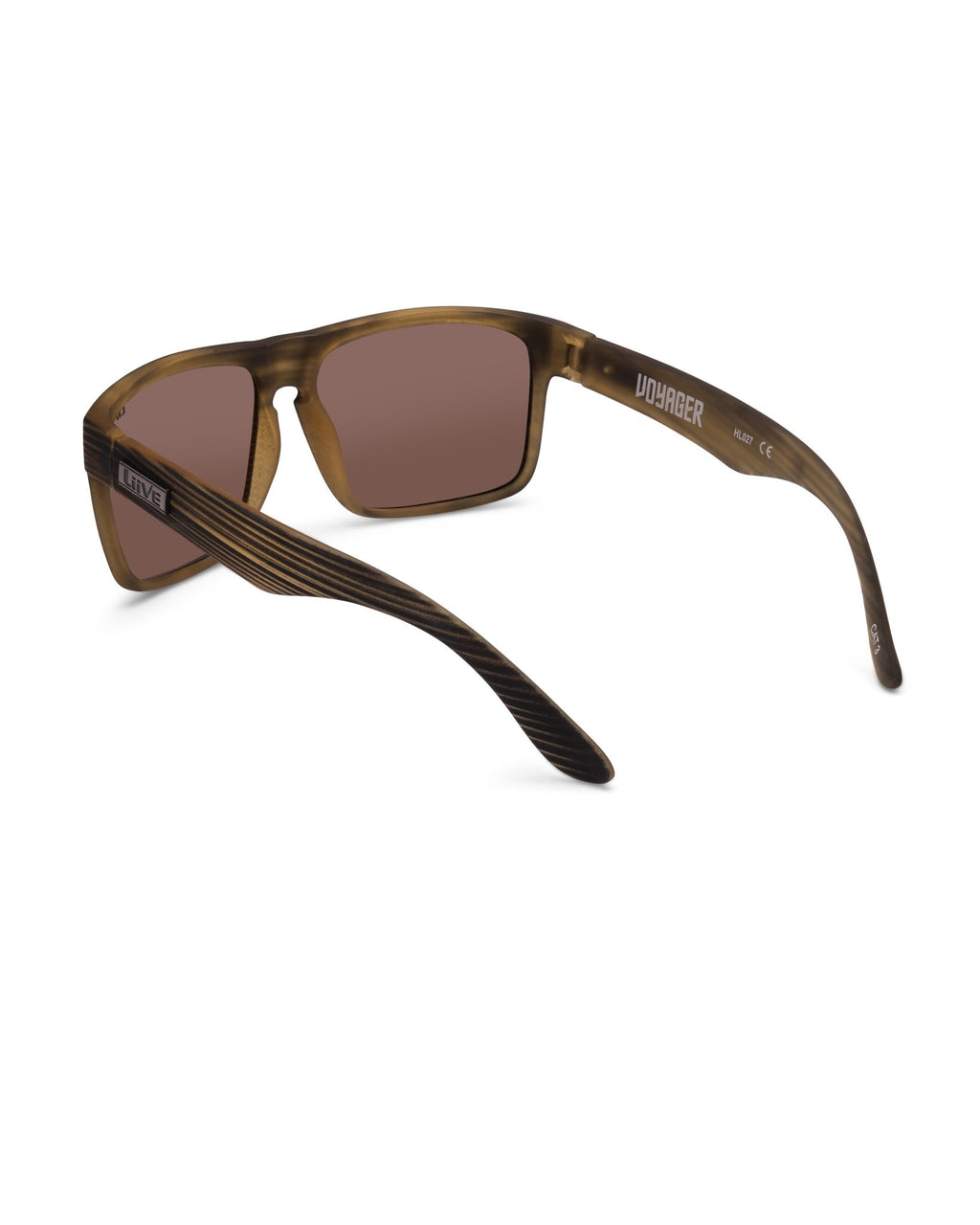 Voyager | Polarised Brown Stripe | detail