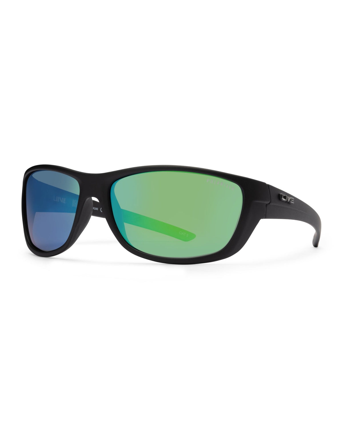 Whiting | Green Mirror Matt Black | angle