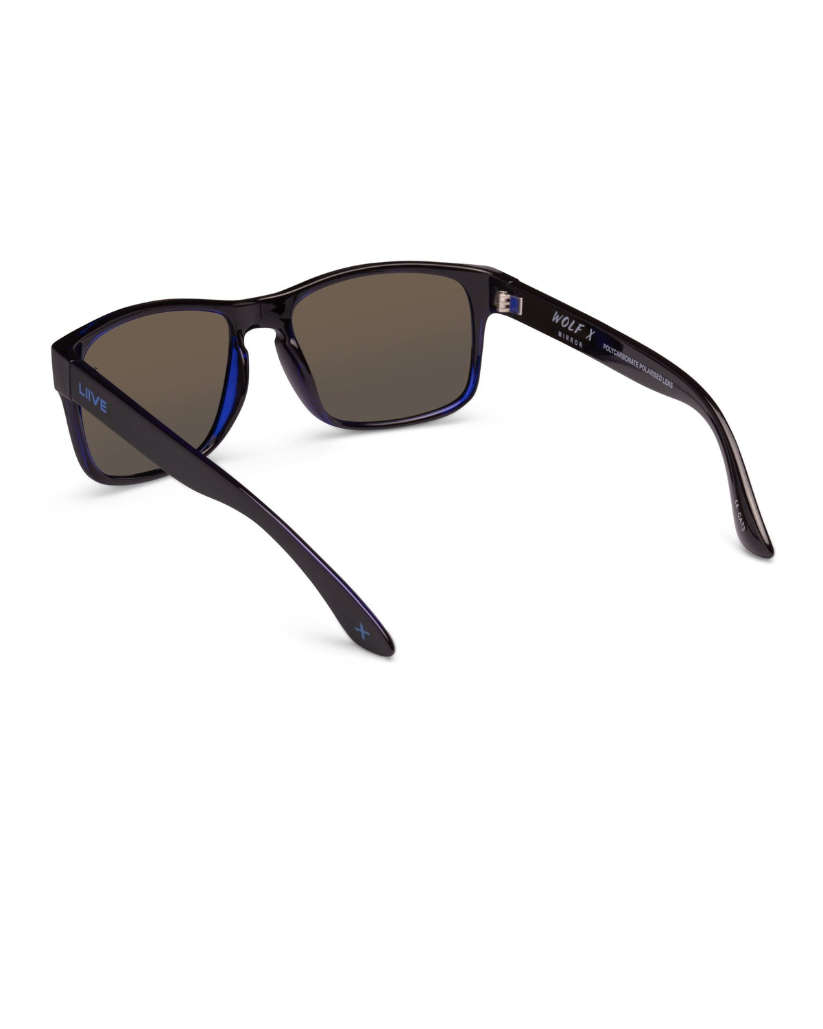 Wolf | Mirror Polarised Matt Black / Blue | detail