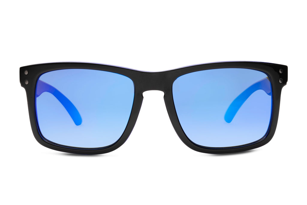 Echo Mirror Polarised Matt Black / Blue Liive Vision