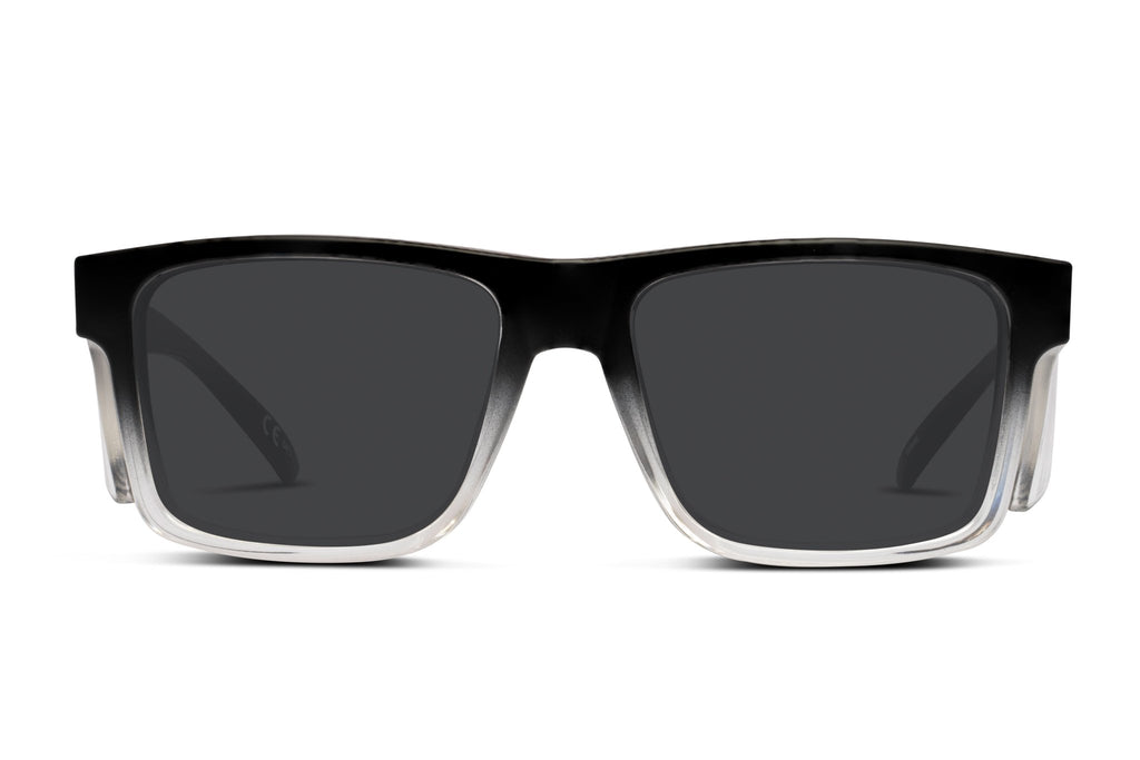 Tradie Safety Matt Black Fade Clear Blinker Liive Vision